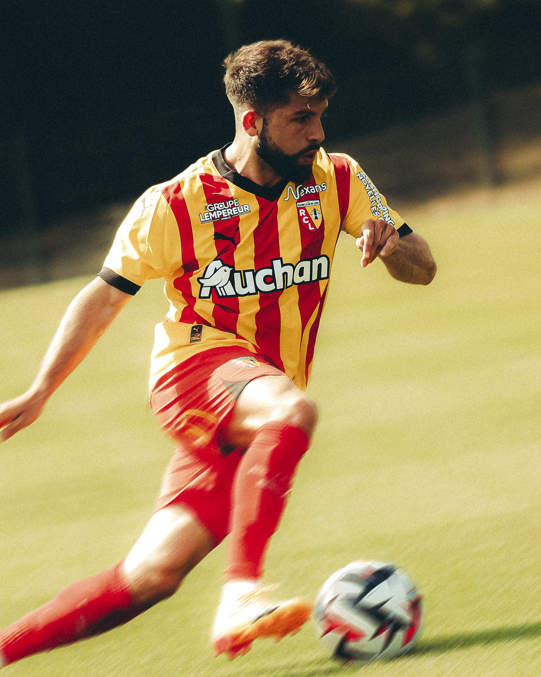 JIMMY CABOT Joueur du RC Lens. FOOTBALL